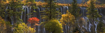 Nuoilang Falls- Jiuzhaigou National Park - China (PBH4 00 15456)